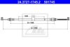 ATE 24.3727-1745.2 Cable, parking brake